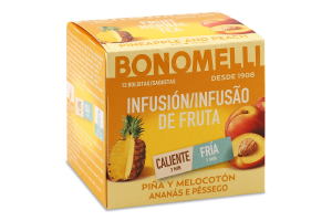 Чай Bonomelli Ананас та персик 12шт И450 (Італ)