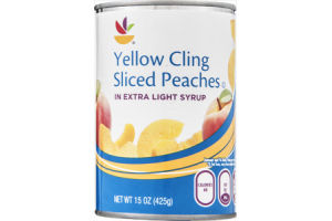 Ahold Yellow Cling Peaches Sliced in Extra Light Syrup