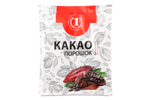Какао-порошок ТМ "1" м/у 80г