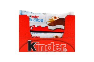 Тістечко бісквітне з молочною начинкою Milk-slice Kinder м/у 28г