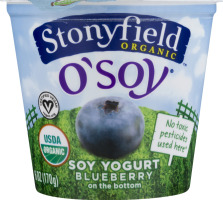 Stonyfield Organic O'Soy Yogurt Blueberry
