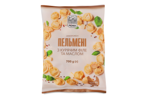 Пельмени замороженные с куриным филе и маслом Лімо м/у 700г
