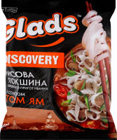 Лапша быстрого приготовления рисовая с соусом Том Ям Discovery Glads м/у 65г