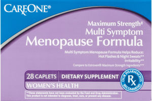 CareOne Menopause Formula Multi Sympton Maximum Strength - 28 CT