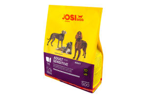 Корм сухой повнораціонний для дорослих собак Sensitive Adult JosiDog м/у 900г
