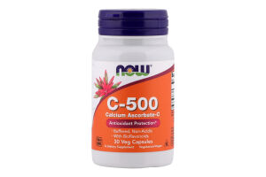 Добавка дієт Now Vitamin С-500 Calcium Ascorbate-C