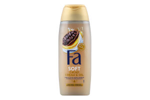 Гель для душа с ароматом какао Сream&Oil Soft Fa 250мл