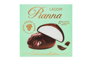 Цукерки Pianna з ароматом пломбіру глазуровані 200г Lagom