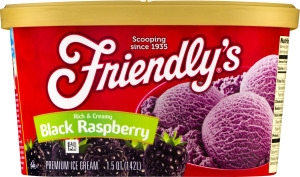 Friendly's Premium Ice Cream Black Raspberry