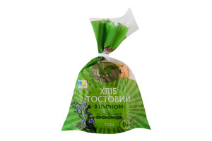 Хліб половинка в нарізці тостовий з льоном Криворіжхліб м/у 250г