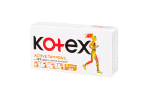 Тампоны гигиенические Normal Active Kotex 16шт