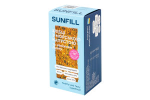 Хлібці з морською капустою та насінням льону SunFill к/у 100г