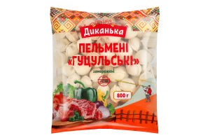 Пельмені заморожені м'ясорослинні Гуцульські Диканька м/у 800г