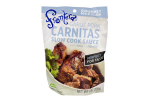 Frontera Slow Cook Sauce Garlic Pork With Lime + Chipotle