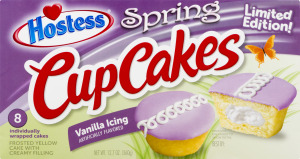 Hostess CupCakes Spring Vanilla Icing - 8 CT
