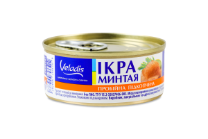 Икра минтая пробойная подкопченная Veladis ж/б 100г