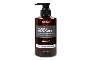 Шампунь для волосся безсульфатний відновлюючий Cherry blossom Honey&Macadamia Kundal 500мл