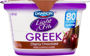Dannon Light & Fit Greek Nonfat Yogurt Cherry Chocolate