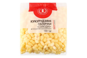 Палочки кукурузные неглазированные Сладкие ТМ "1" м/у 150г