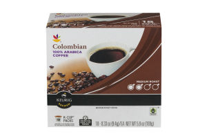 Ahold Colombian 100% Arabica Coffee Medium Roast K-Cup Packs - 18 CT