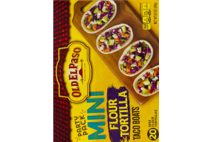Old El Paso Mini Flour Tortilla Taco Boats - 20 CT