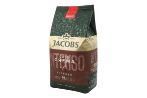 Кава натуральна смажена в зернах Intenso Cafe crema Jacobs м/у 1кг