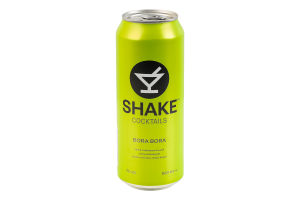 Напій слабоалкогольний 500мл 7% сильногазований Бора Бора Cocktails Shake з/б