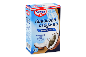 Стружка кокосовая Нежная и мягкая Dr.Oetker к/у 80г