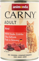 Корм д/котів з яловичиною 400г ж/б Карні