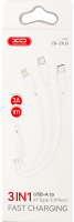 Кабель USB 3в1 1м ХО