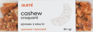 Грильяж горіховий Крокан з кеш'ю Aumi м/у 30г