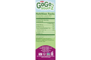 GoGo Squeez Applesauce On The Go Pouches Apple Berry - 4 CT