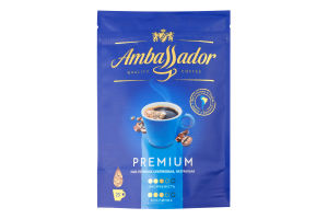 Кава натуральна розчинна сублімована Premium Ambassador д/п 50г