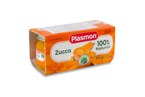 Пюре овочеве для дітей від 6міс гомогенізоване стерилізоване Гарбуз Plasmon с/б 2х80г