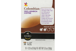 Ahold Colombian 100% Arabica Coffee Medium Roast K-Cup Packs - 18 CT