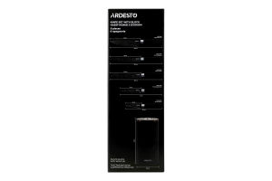 Набір ножів Gemini чорні н/ж сталь/пластик з блоком 6предметів Ardesto