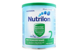 Суміш молочна суха для дітей від 6 до 12міс Кисломолочний 2 Nutrilon з/б 400г