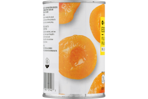 Essentials Yellow Cling Peach Halves In Light Syrup