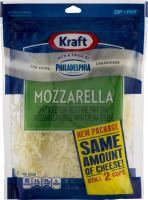 Kraft Mozzarella Cheese with Philadelphia Cream Cheese