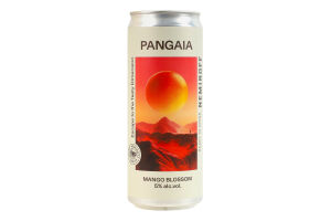 Напиток слабоалкогольный 0.33л 5% среднегазированный Mango blossom Pangaia ж/б