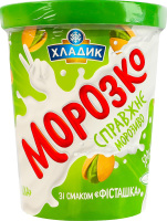 Мороженое 12% Фисташка Морозко Хладик ведро 500г