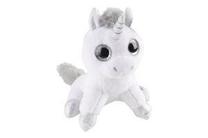 Іграшка м'яка Orbys Єдиноріг сріблястий 18*9*18см