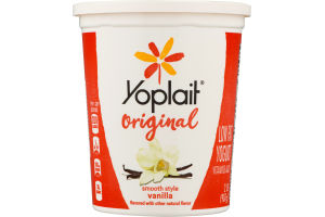 Yoplait Original Low Fat Yogurt Smooth Style Vanilla