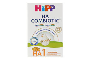 Смесь сухая для детей с рождения гипоаллергенная 1 Combiotic НА Hipp к/у 350г