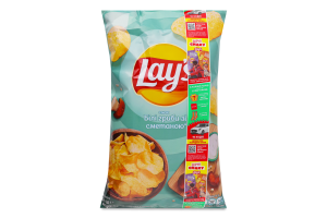 Чипсы картофельные Белые грибы со сметаной Lay's м/у 120г