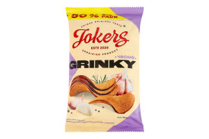 Гренки ржано-пшеничные Чеснок Jokers м/у 120г