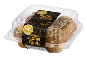 Ahold Spiked Muffins Mudslide with Irish Cream - 4 CT