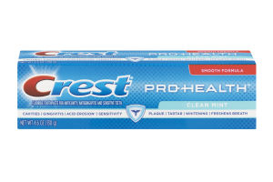 Crest Pro-Health Smooth Formula Toothpaste Clean Mint