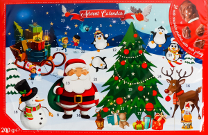 Адвент-календар Baron шокол цукерки мол/шок