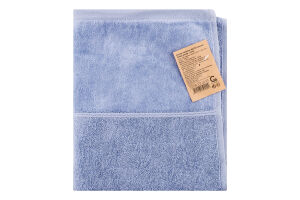 Рушник Міладо синій махровий велюр 40*70см 550г/м2 ГМ Текстайл